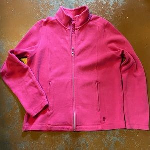 Tommy Bahama women’s large pink zippered jacket